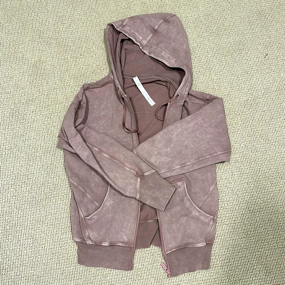 Lululemon pink zip hoodie